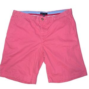 Vintage Tommy Hilfiger Shorts Men's‎ Size 40 Chino Cotton Pink/Salmon VTG Y2K